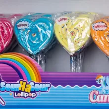 آبنبات چوبی طرح قلب ترافلی